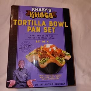 Khaby's Khaso Tortilla Bowl Pan Set